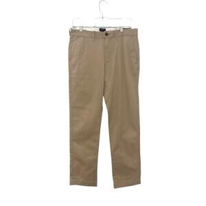 J Crew Flex Chino Pants Mens 29x30 Khaki Beige Straight Fit Stretch Casual
